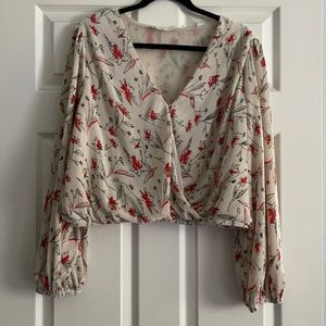 ASTR The Label Floral Blouse